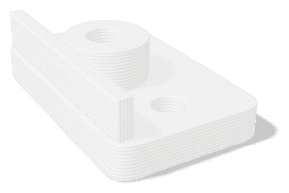 Sample part made from ASA
