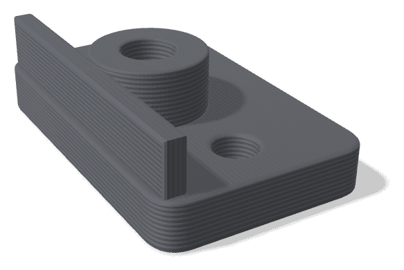 Sample part made from ABS (CF · GF)