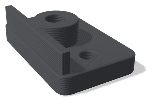 Sample part made from PLA / PETG (CF · GF)